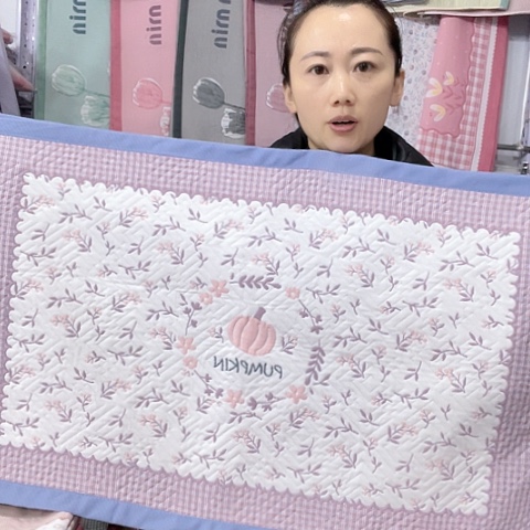 棉特价蓝色南瓜纯棉