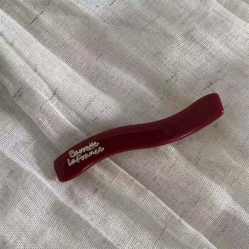 复古风女边夹复古鸭嘴夹发夹简约百搭侧边夹发卡