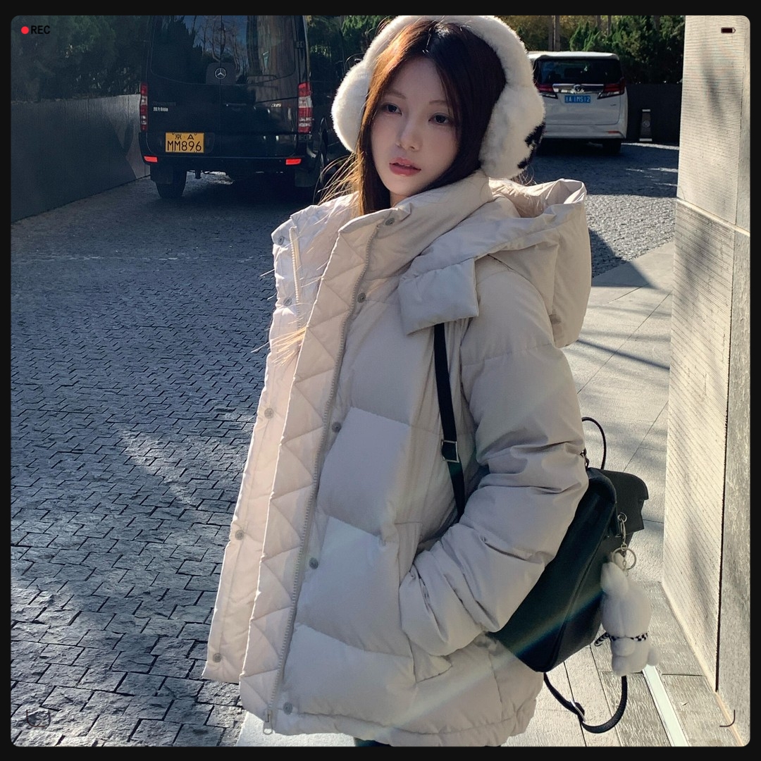 线下商城同款-五格泡芙羽绒服