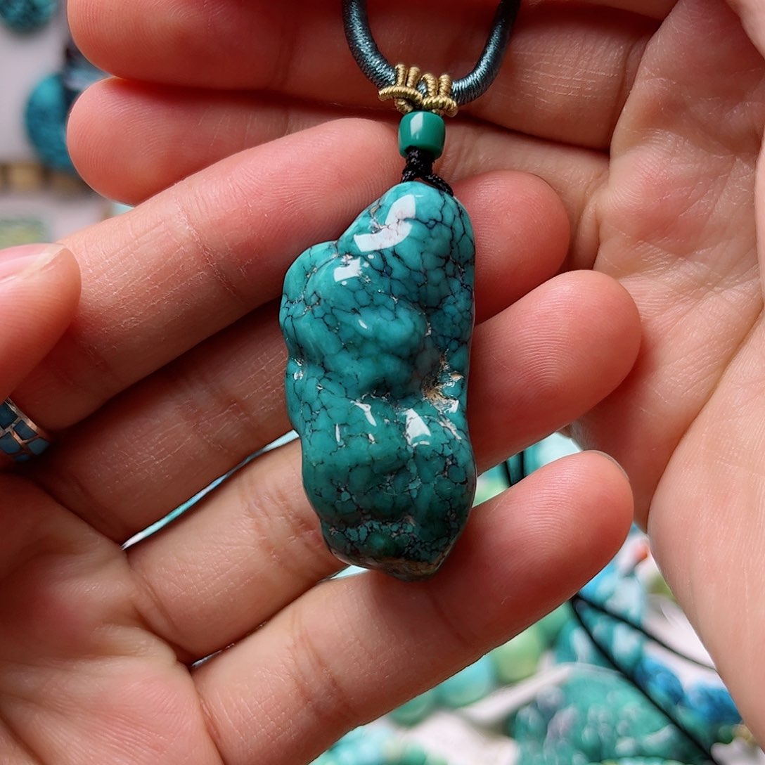 绿松石珠宝奇石未镶嵌云*