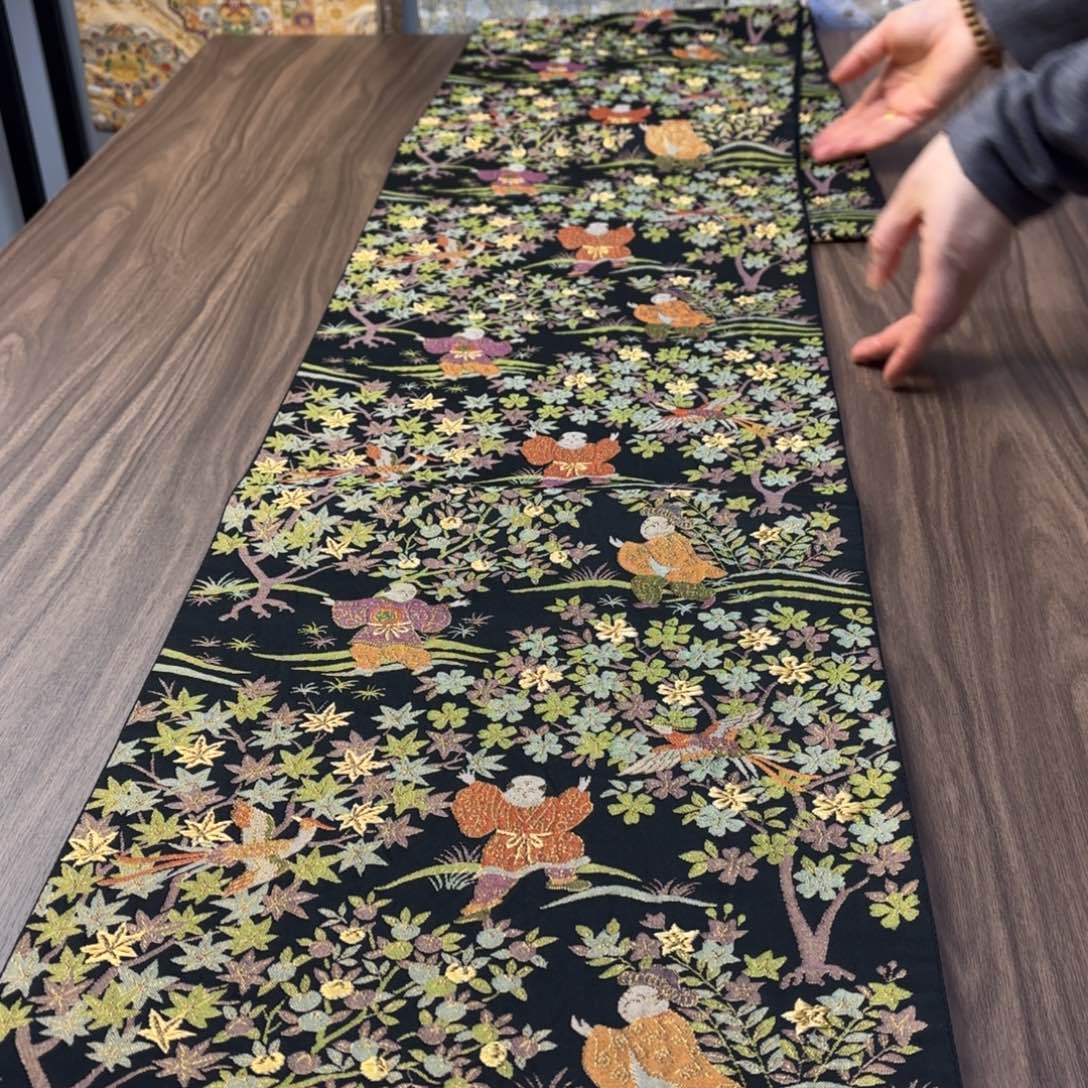 织绣唐锦西阵织带带