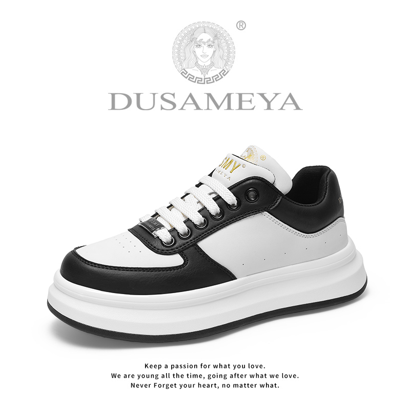 DUSAMEYA/杜莎米娅男士轻便软底休闲时尚轻奢板鞋男冬季板鞋