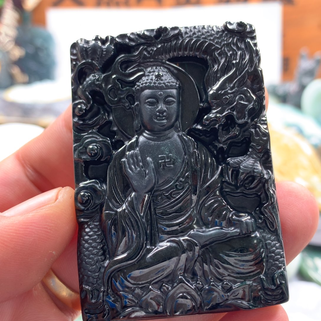 翡翠未镶嵌颈饰保真天然a货翡翠