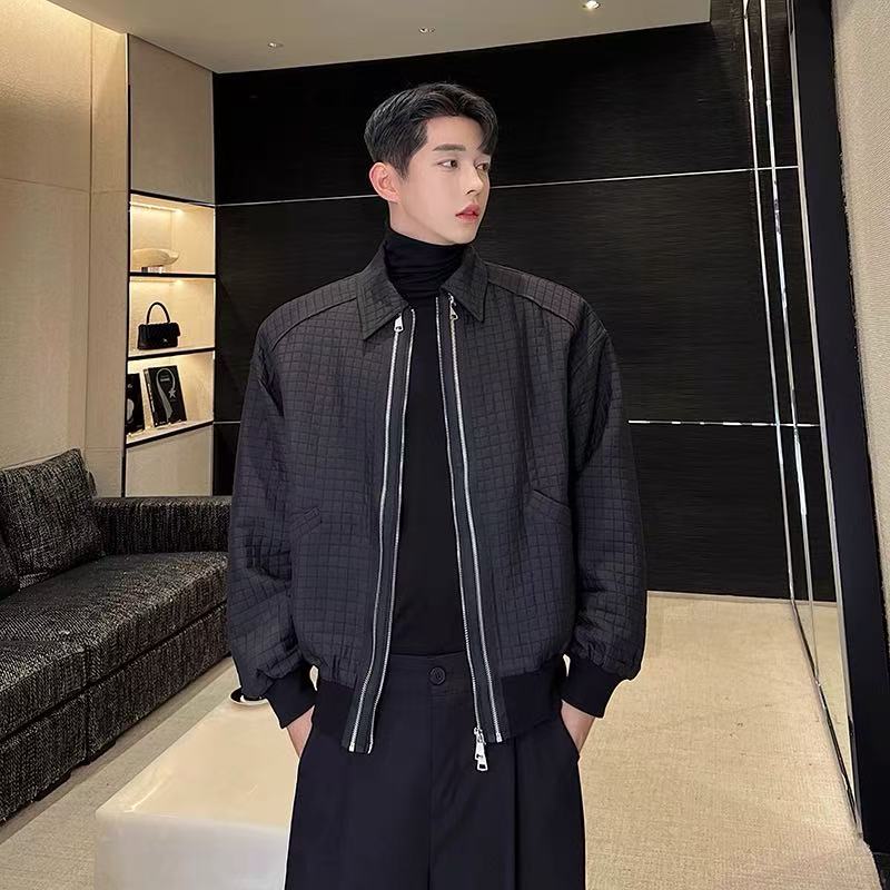 【依露S】NN024-时尚男款设计感外套显瘦休闲百搭气质百搭