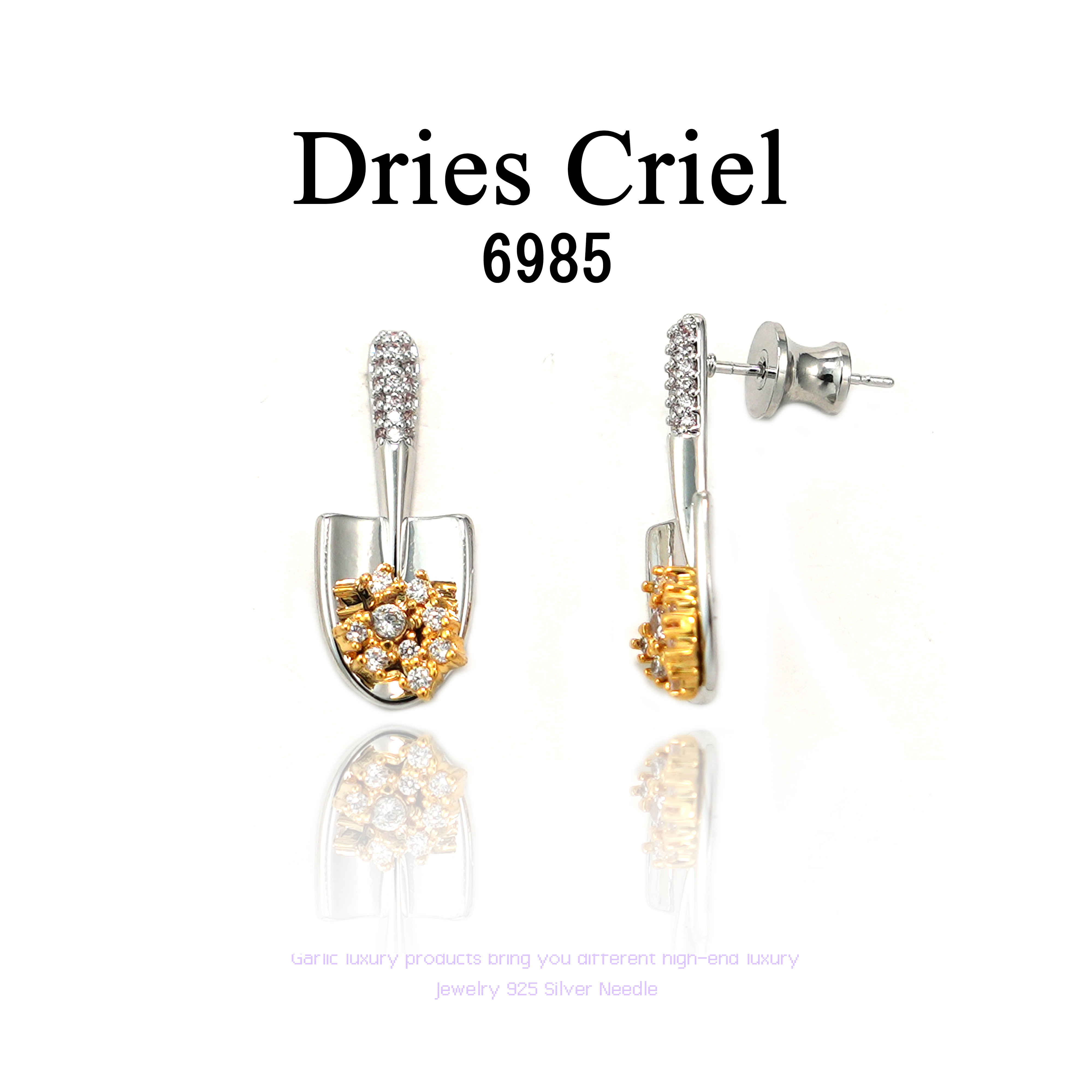 铜合金耳饰 Dries Criel耳饰~6985