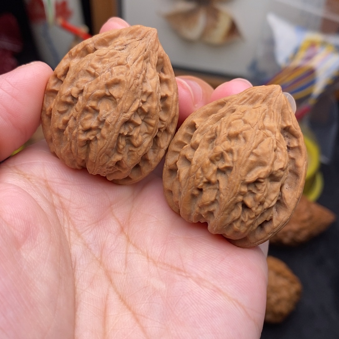 文玩核桃把件33野生