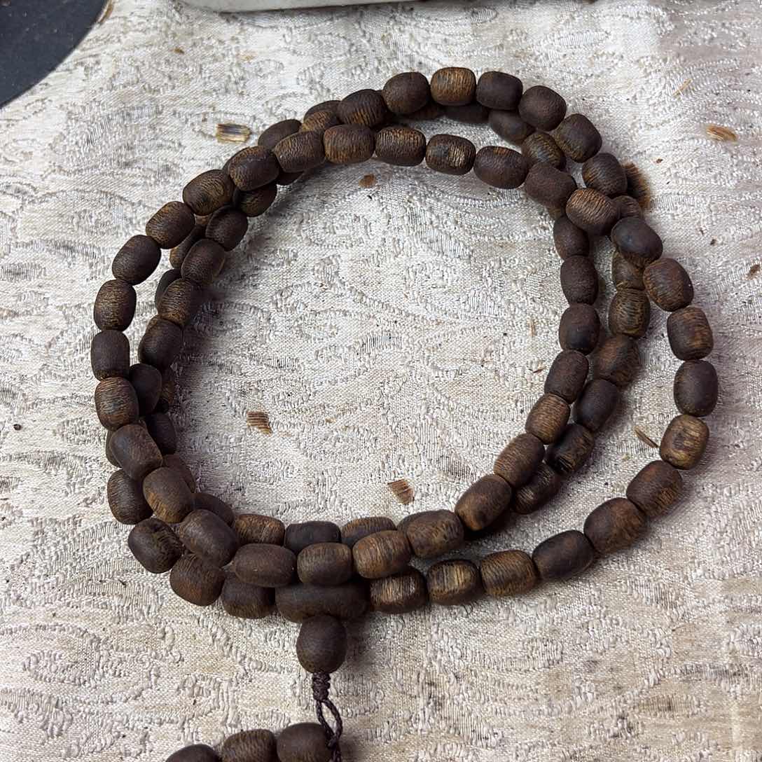 沉香手串留疤34克多样性发一沉香手串