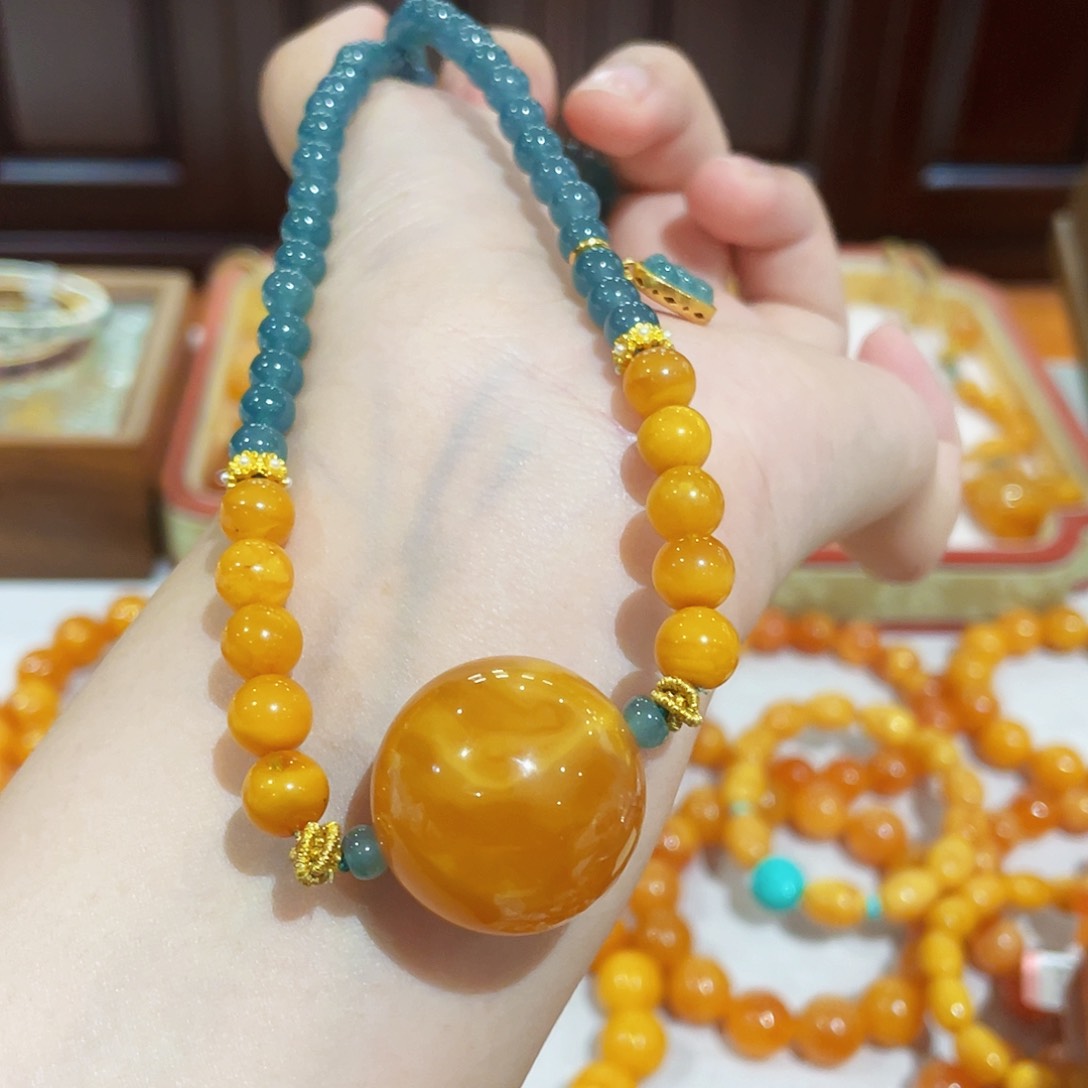 蜜蜡手链未镶嵌手串