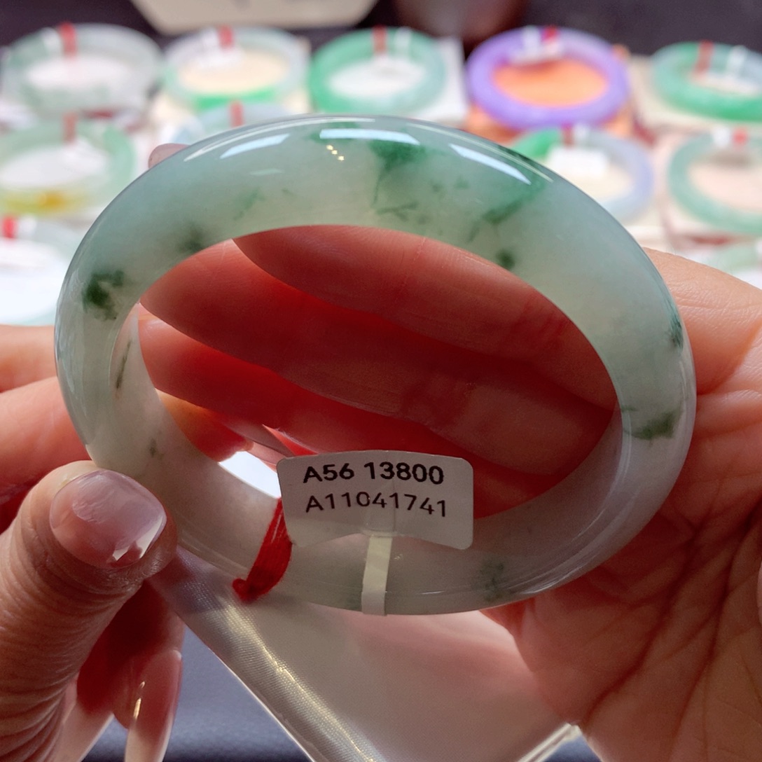 翡翠手镯未镶嵌正圈56.6（48号）89