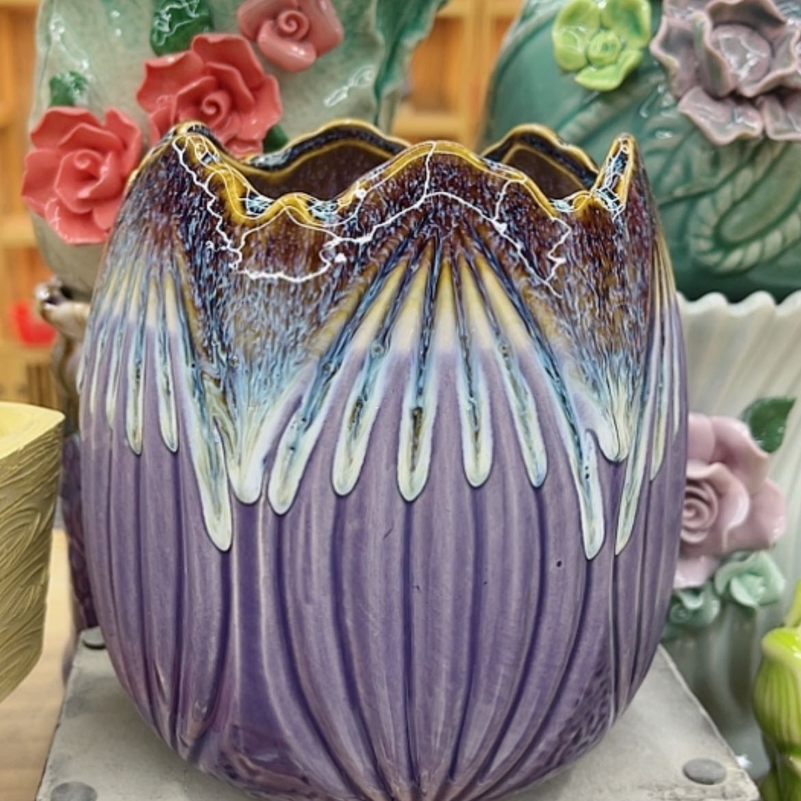 【闪购商品】陶瓷花盆