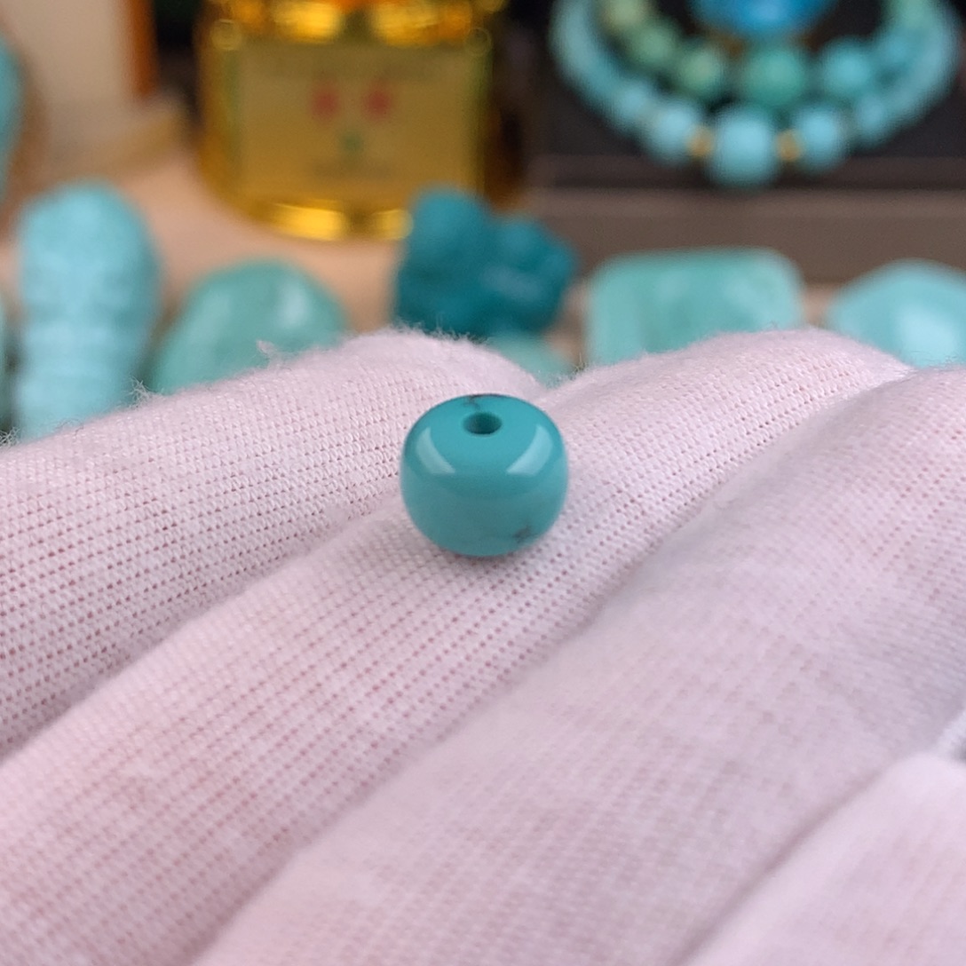 K***童绿松石未镶嵌配珠卡8.3