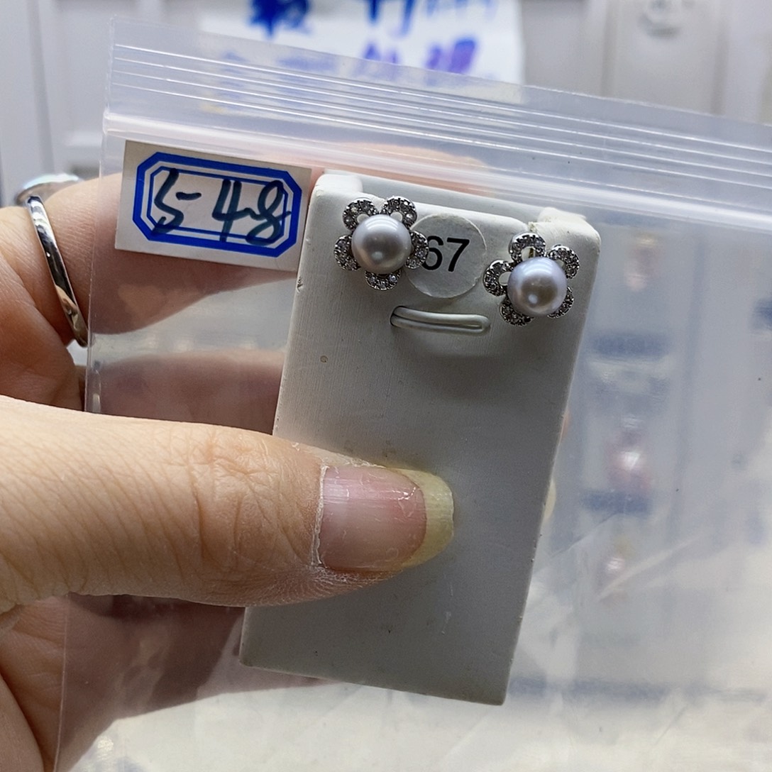 颈饰合金淡水珍珠