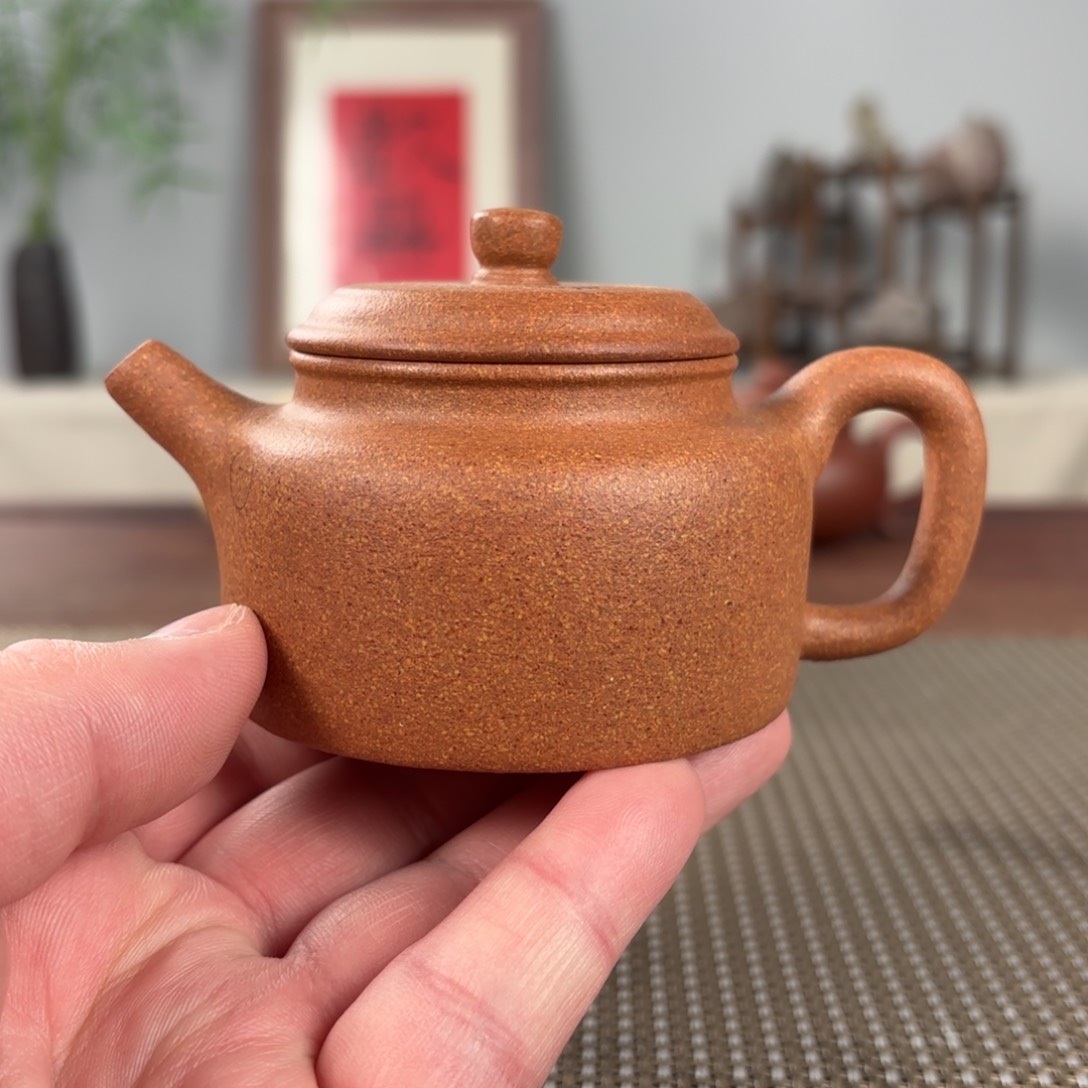 紫砂茶壶微瑕黄龙山原矿紫砂壶