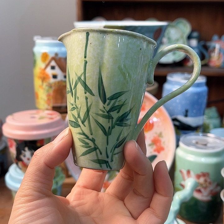 陶景德镇釉下手绘陶瓷 