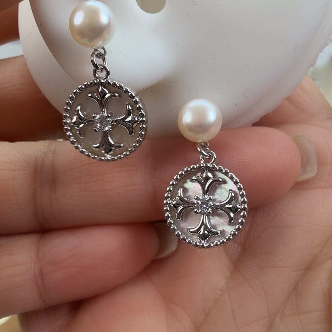 耳饰未镶嵌淡水珍珠