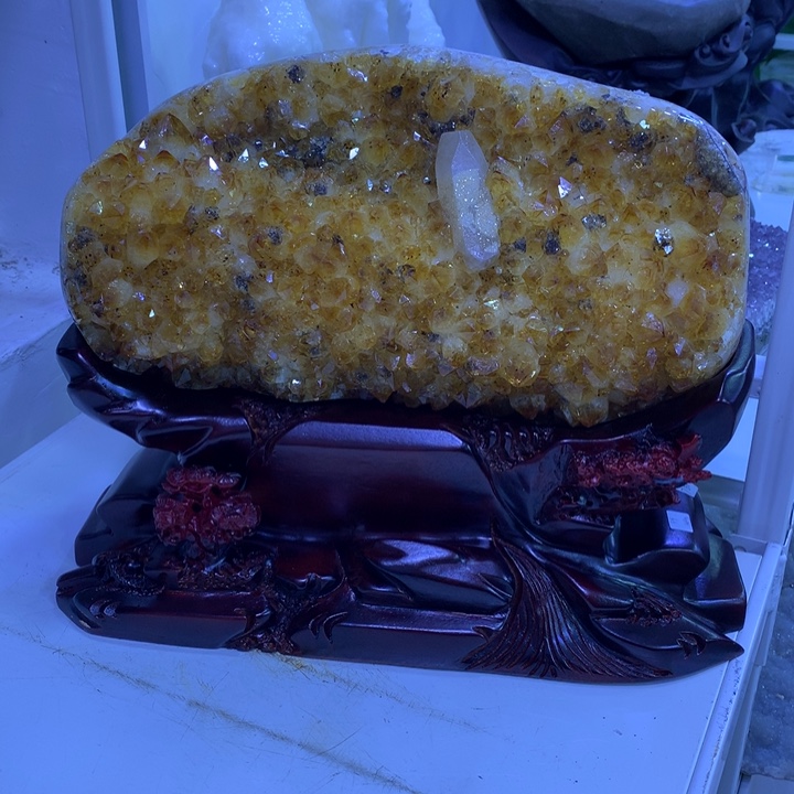 黄晶大型摆件（非配饰）未镶嵌无t