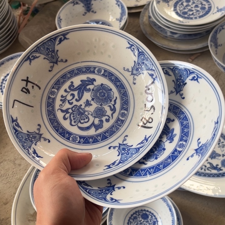 陶碗景德镇高温细白瓷餐具