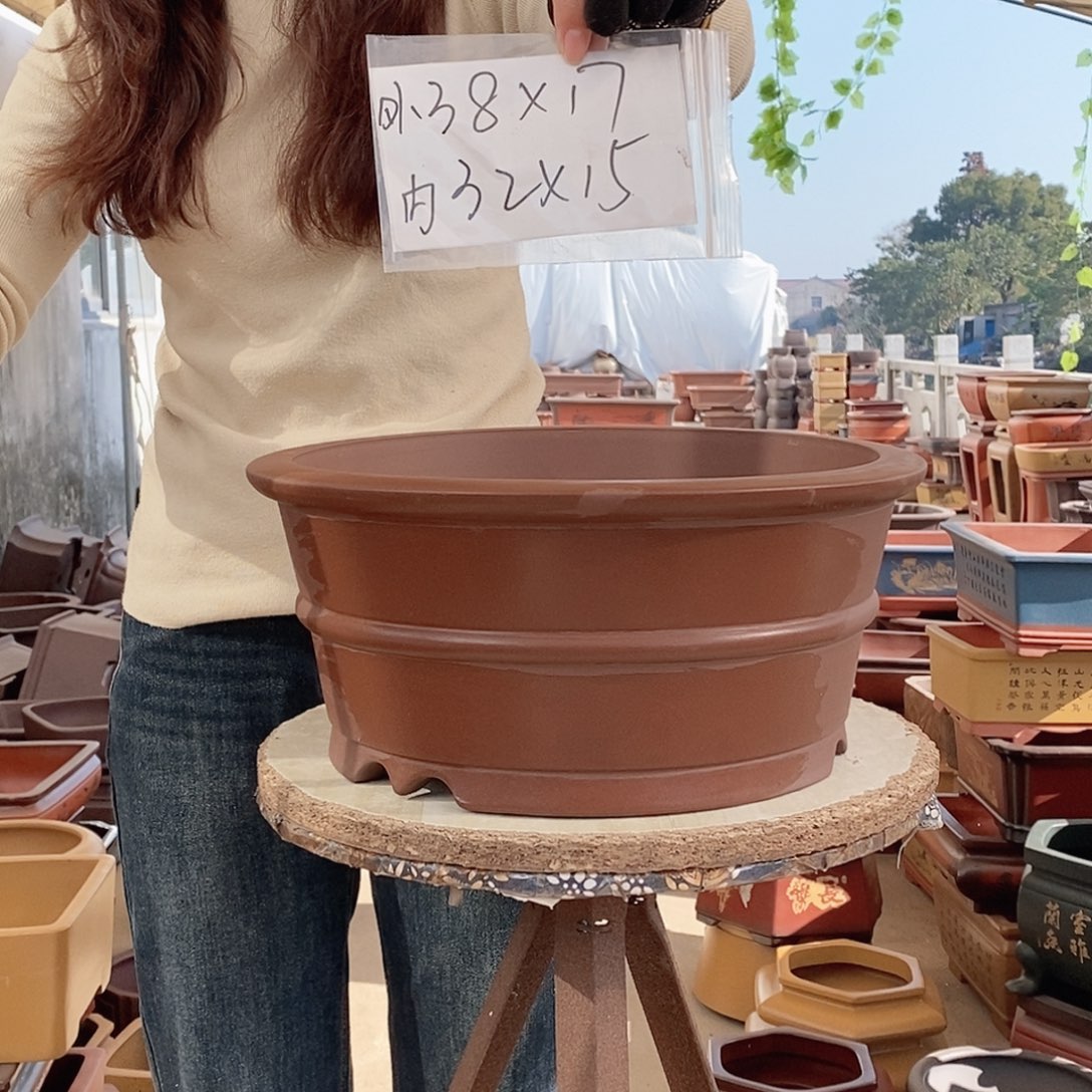 紫砂花盆紫砂花盆