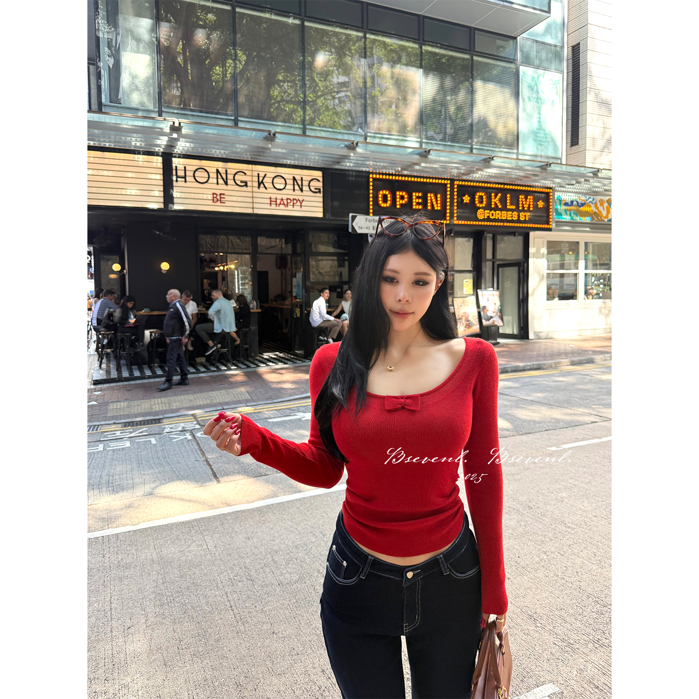 黑泽玄七“佛罗娜小衫”｜圣诞跨年桑蚕丝*美利奴羊毛高弹蝴蝶结上衣