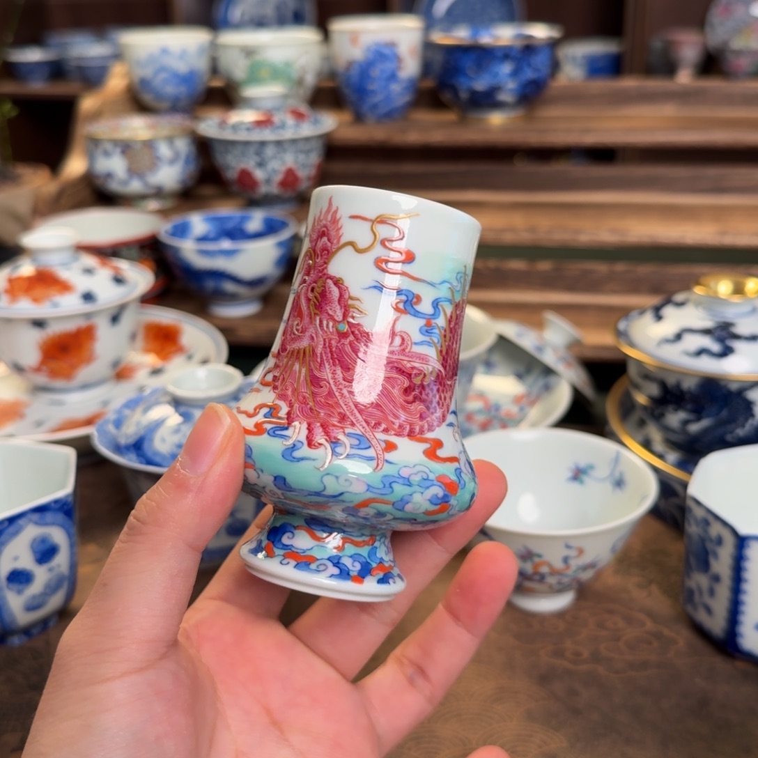 K***I纯手工手绘陶瓷茶具