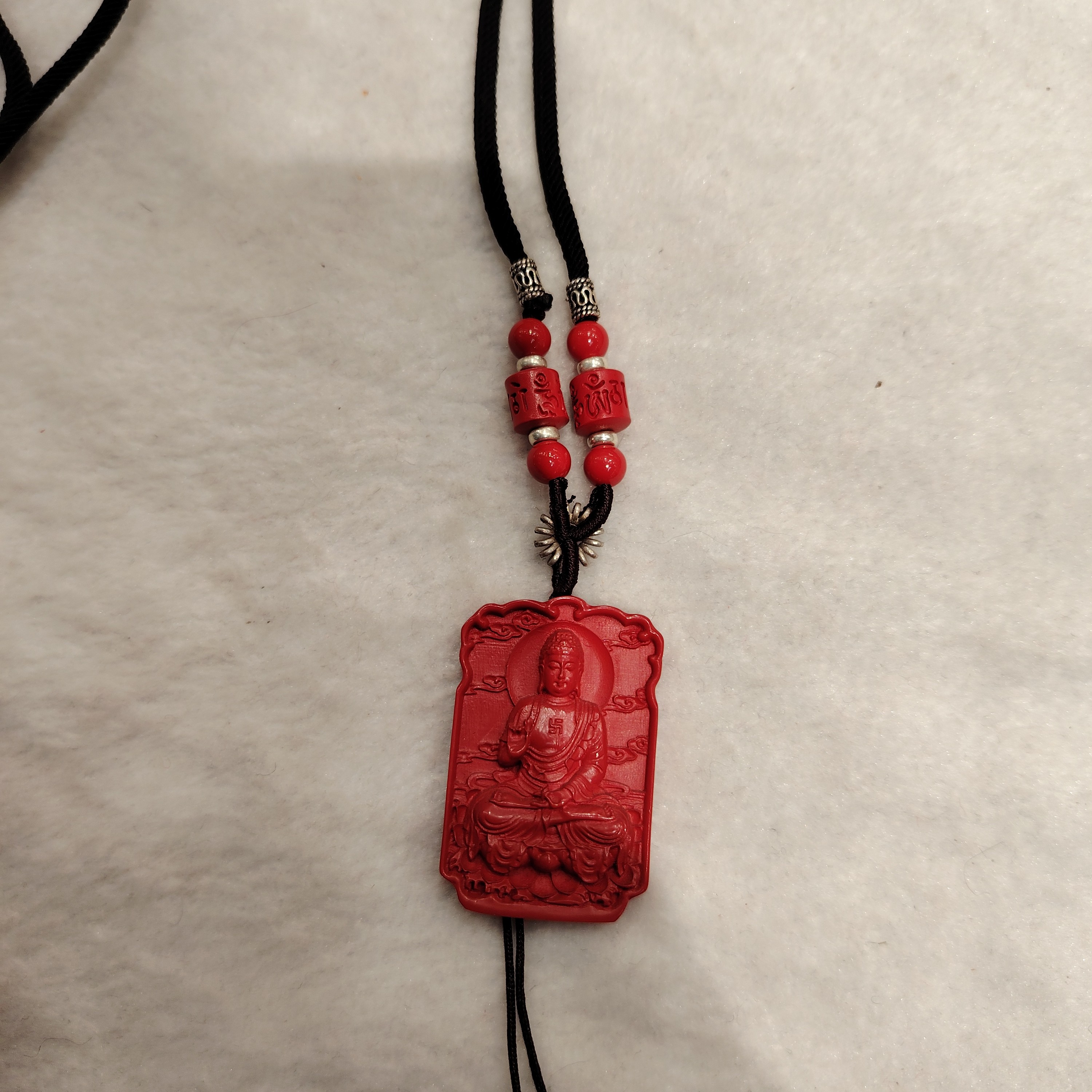 含辰砂工艺品主播同款水飞砂项链