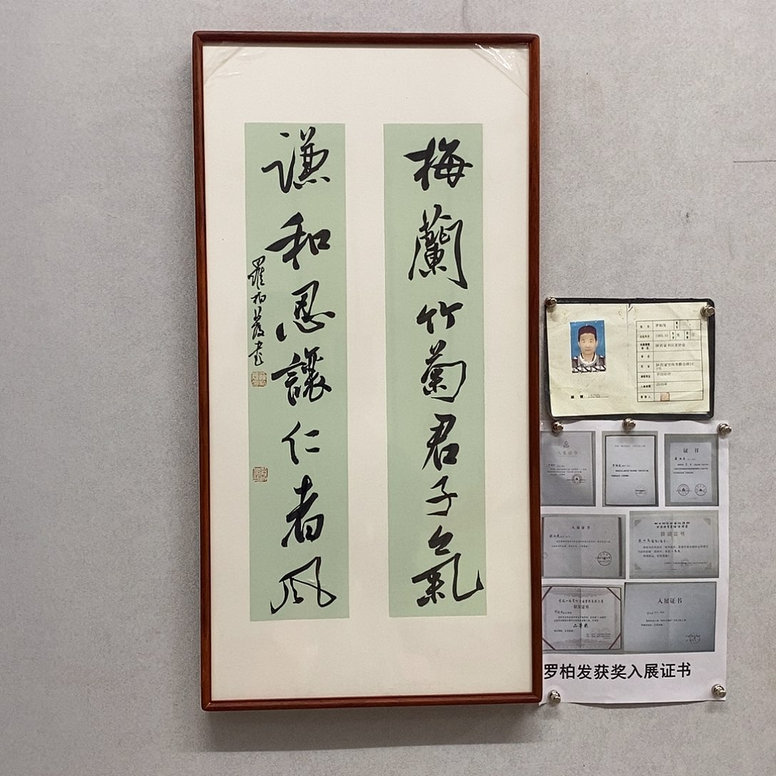 书法罗柏发书法梅兰