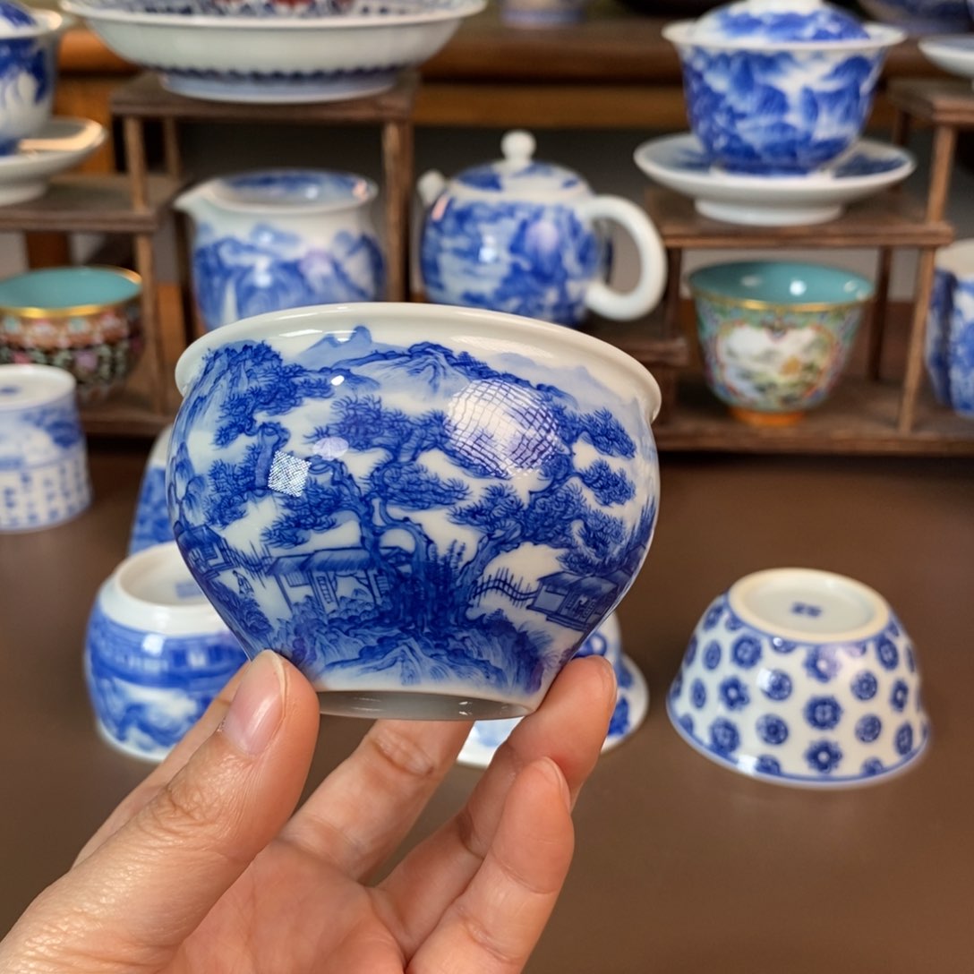 杯景德镇陶瓷手工手绘