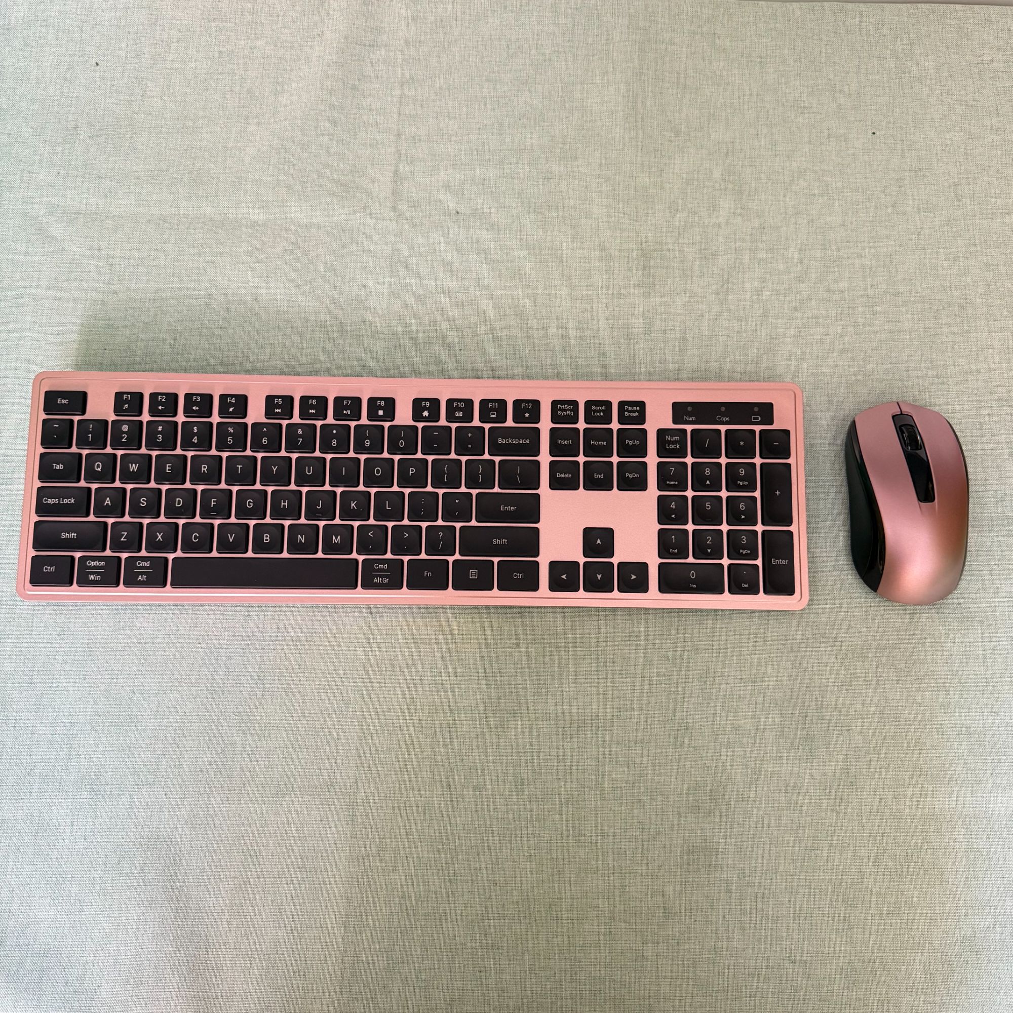 准新品   办公键鼠套装-电池款无线2.4G连接