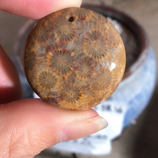 硅化玉吊坠未镶嵌