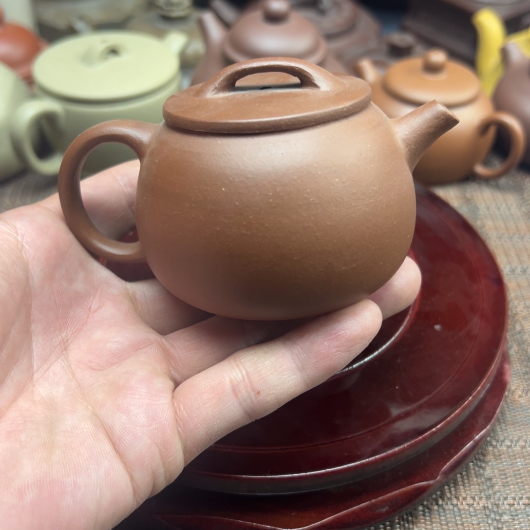 紫砂茶壶宜兴原矿紫砂壶130毫升容量