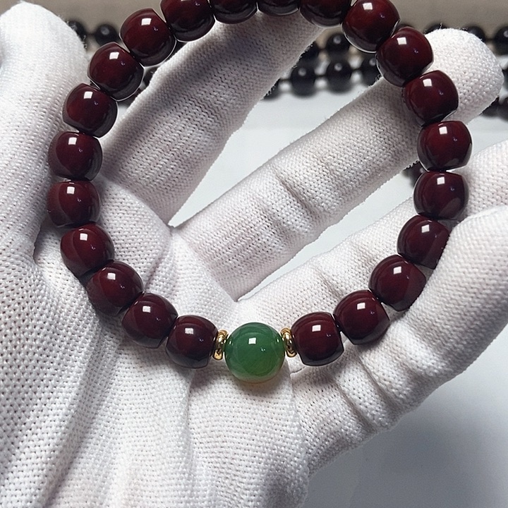 橄榄核手串晨*气猴头手串