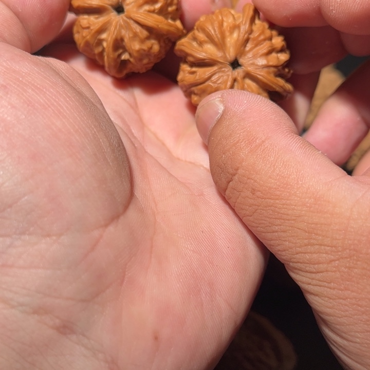 吊坠文玩核桃玉玺四棱