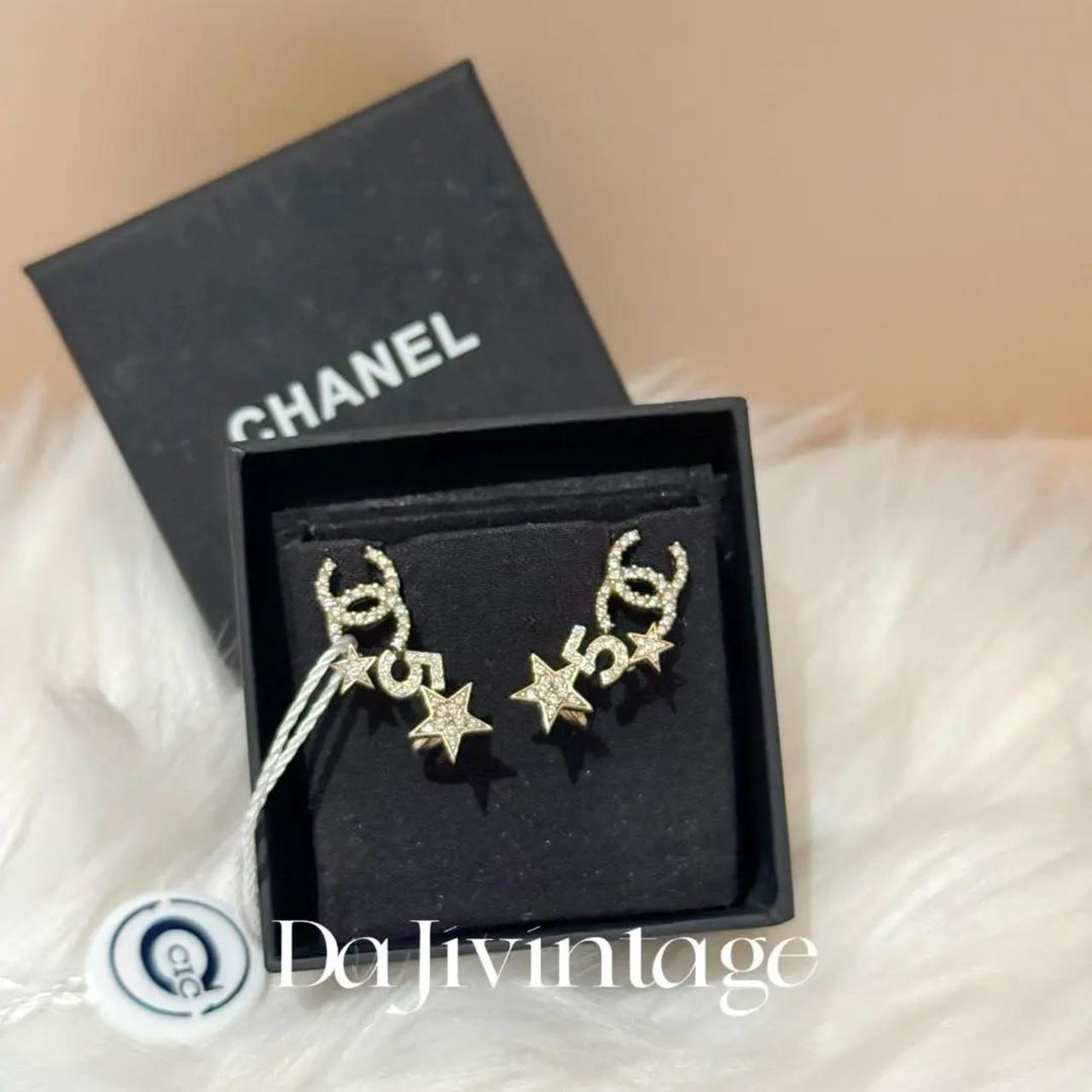99新 Chanel/香奈儿 大吉中古/香奈儿星星5号耳钉
