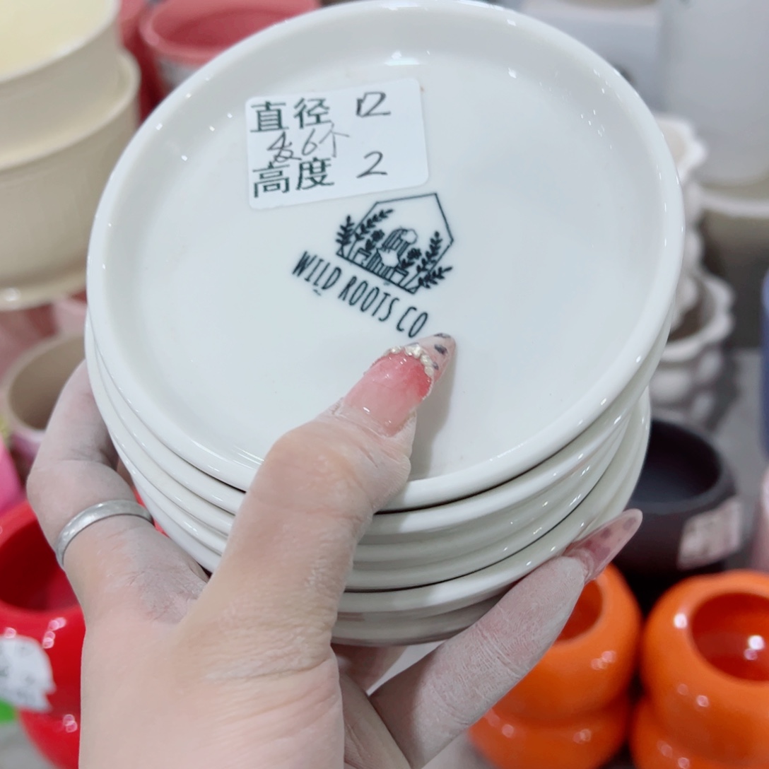 有孔，陶瓷花盆满10米包邮发货
