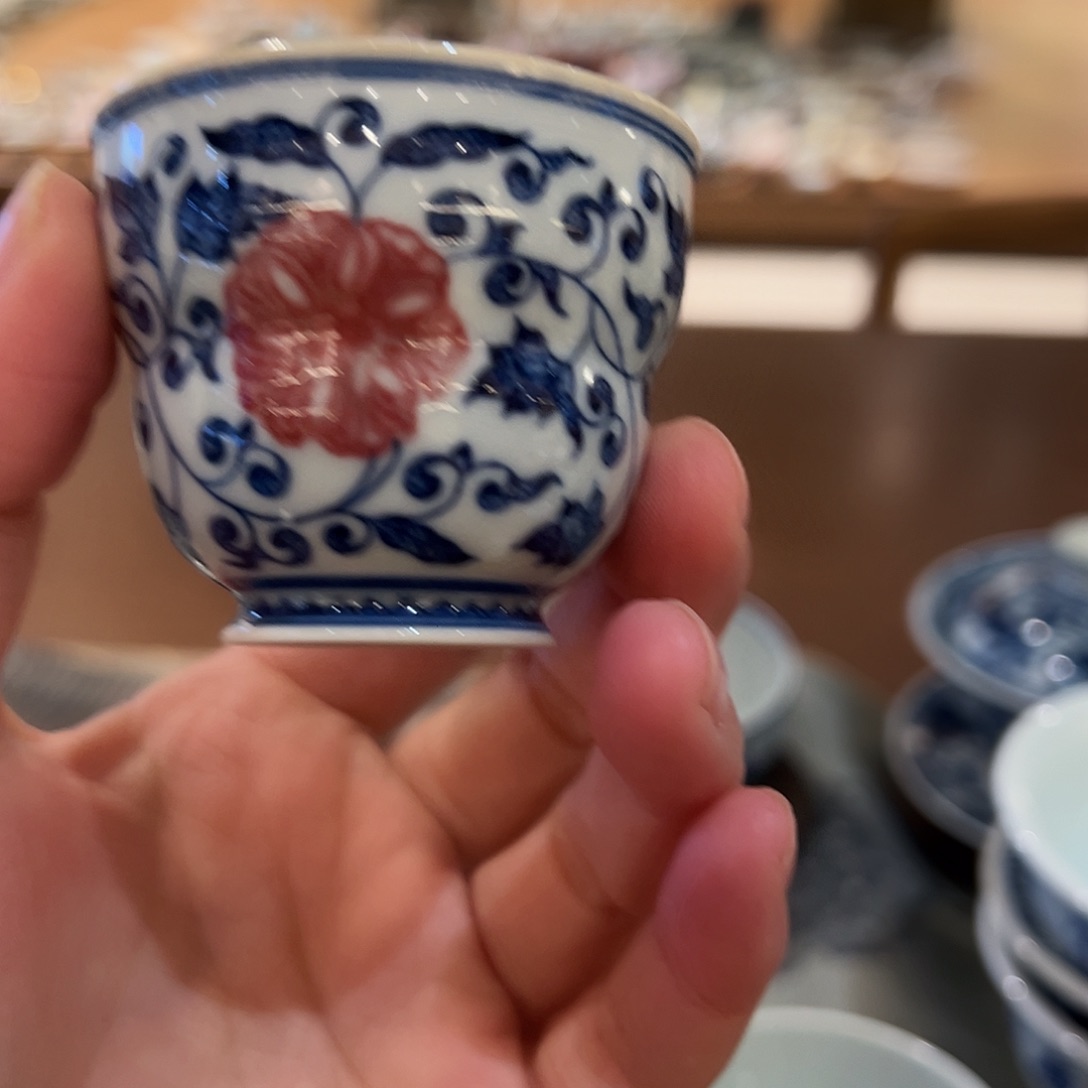 微瑕臻玉古坊原矿釉里红