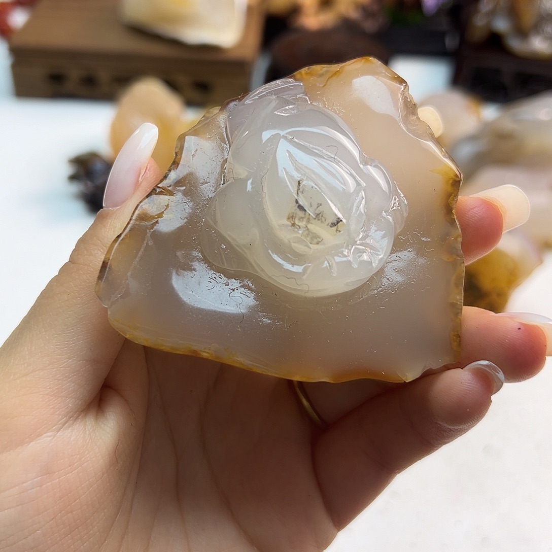 玛瑙/玉髓未镶嵌颈饰
