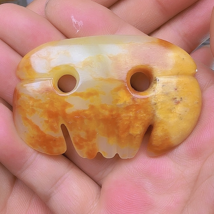 和田玉吊坠(不含链)未镶嵌