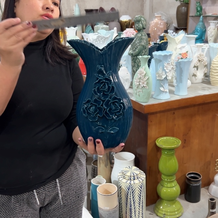 摆件高度30厘米口径16厘米微瑕捡漏