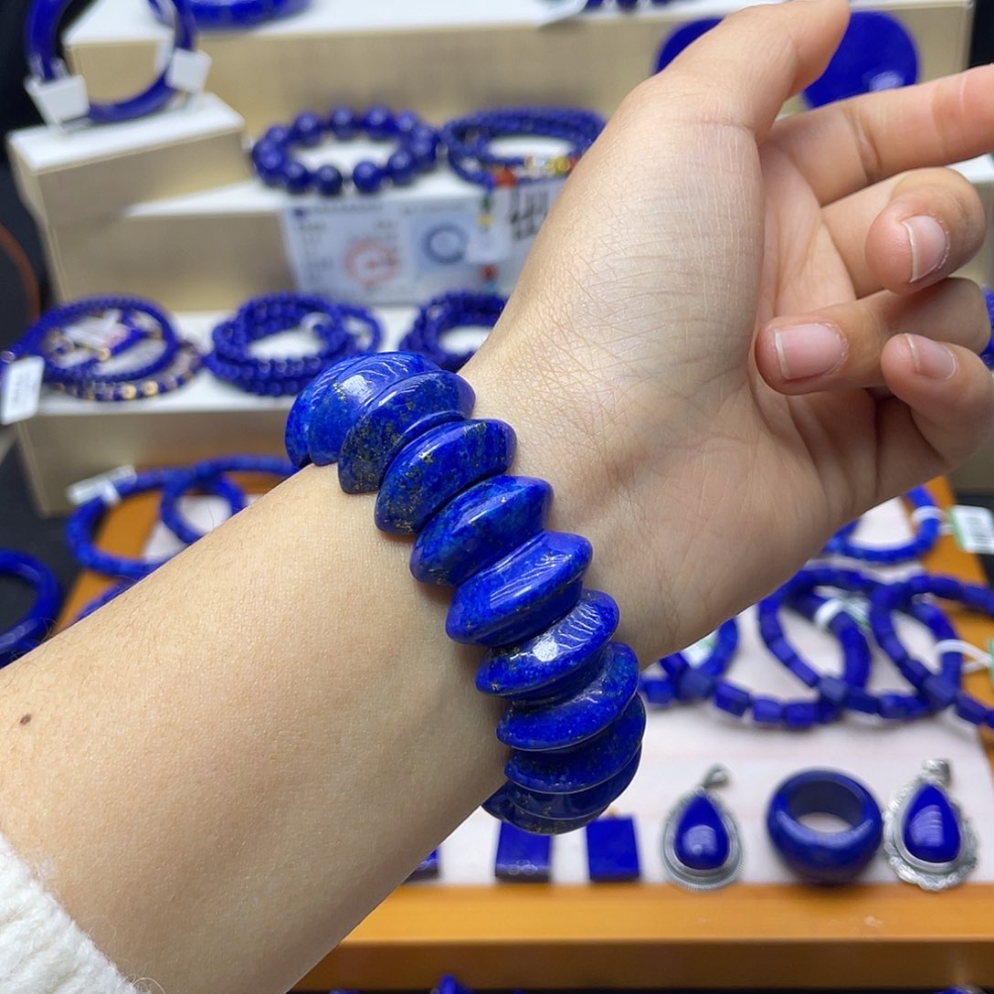 青金石手牌未镶嵌