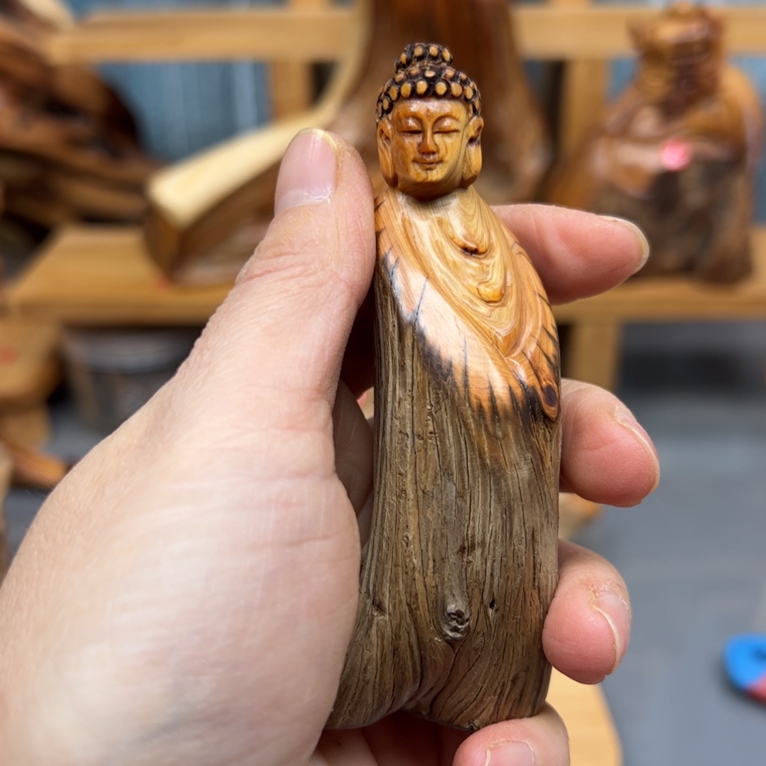 柏木崖柏木摆件手把件81