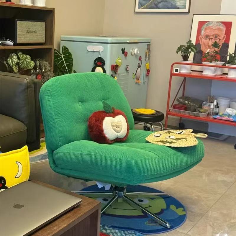 懒人小沙发椅杜威林格休闲椅可旋转客厅小户型设计师中古单人椅