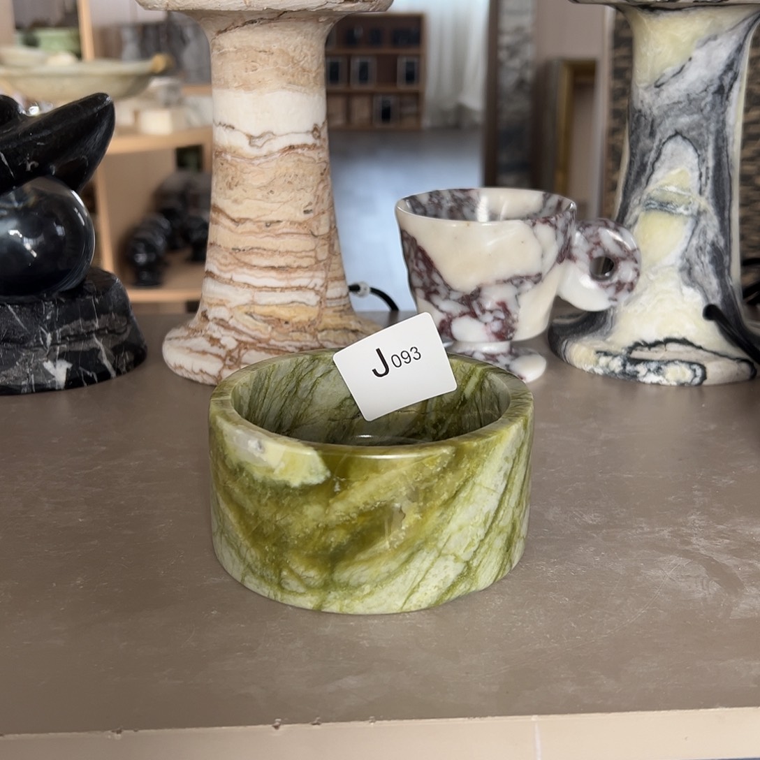 石材J093爱尔兰绿宠物碗