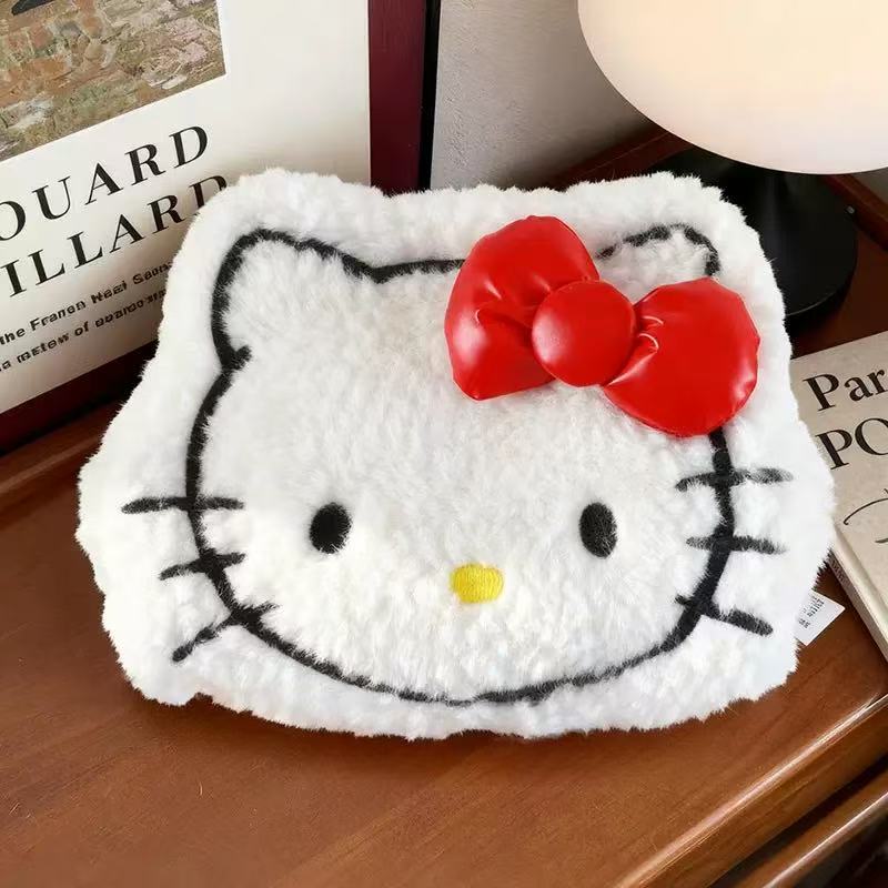 正版三丽鸥热水袋白色家用暖水袋2026hellokitty女生