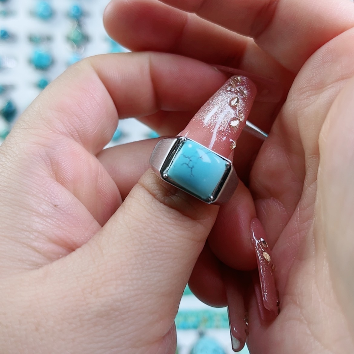 【闪购商品】绿松石珠宝奇石未镶嵌