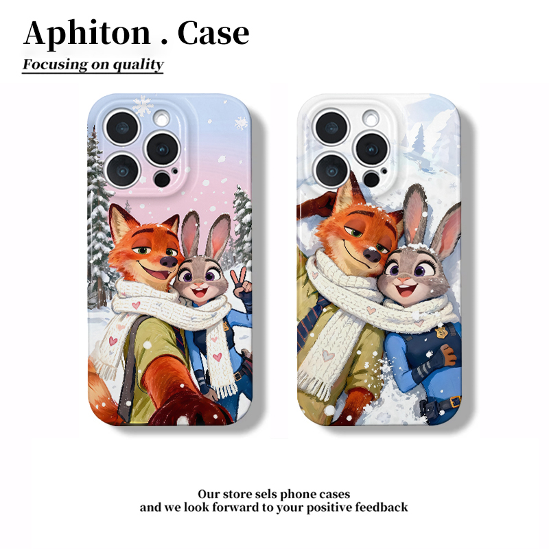 奥菲顿冬日雪地朱迪尼克适用苹果16菲林手机壳小米17vivo华为oppo