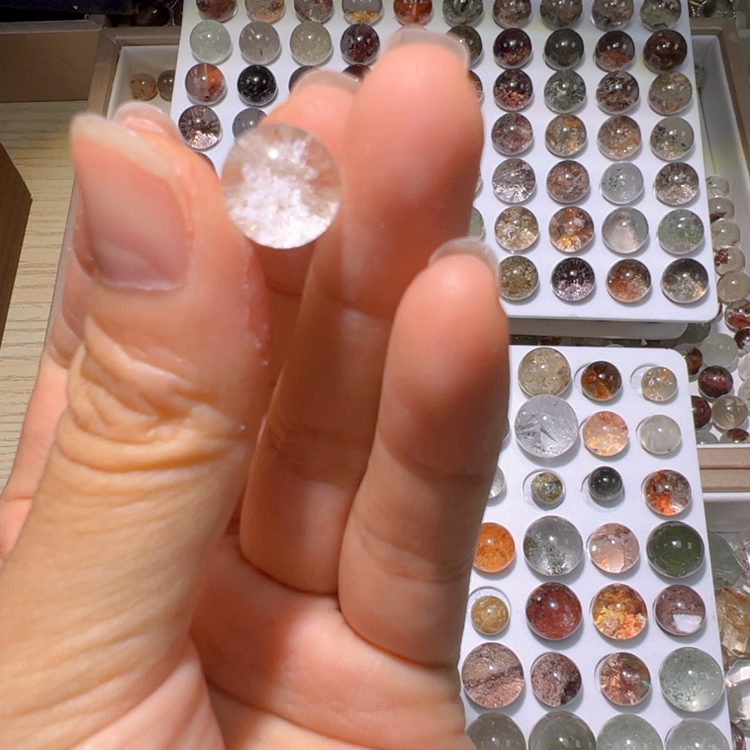 尹***哈珠宝半成品紫晶银S925镶嵌