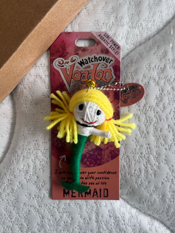 潮玩手工DIY木乃伊巫毒娃娃缠线玩偶公仔挂件（带故事卡）-美人鱼玩