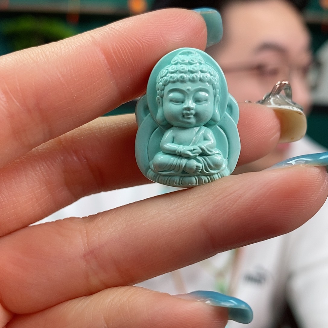 绿松石珠宝奇石未镶嵌