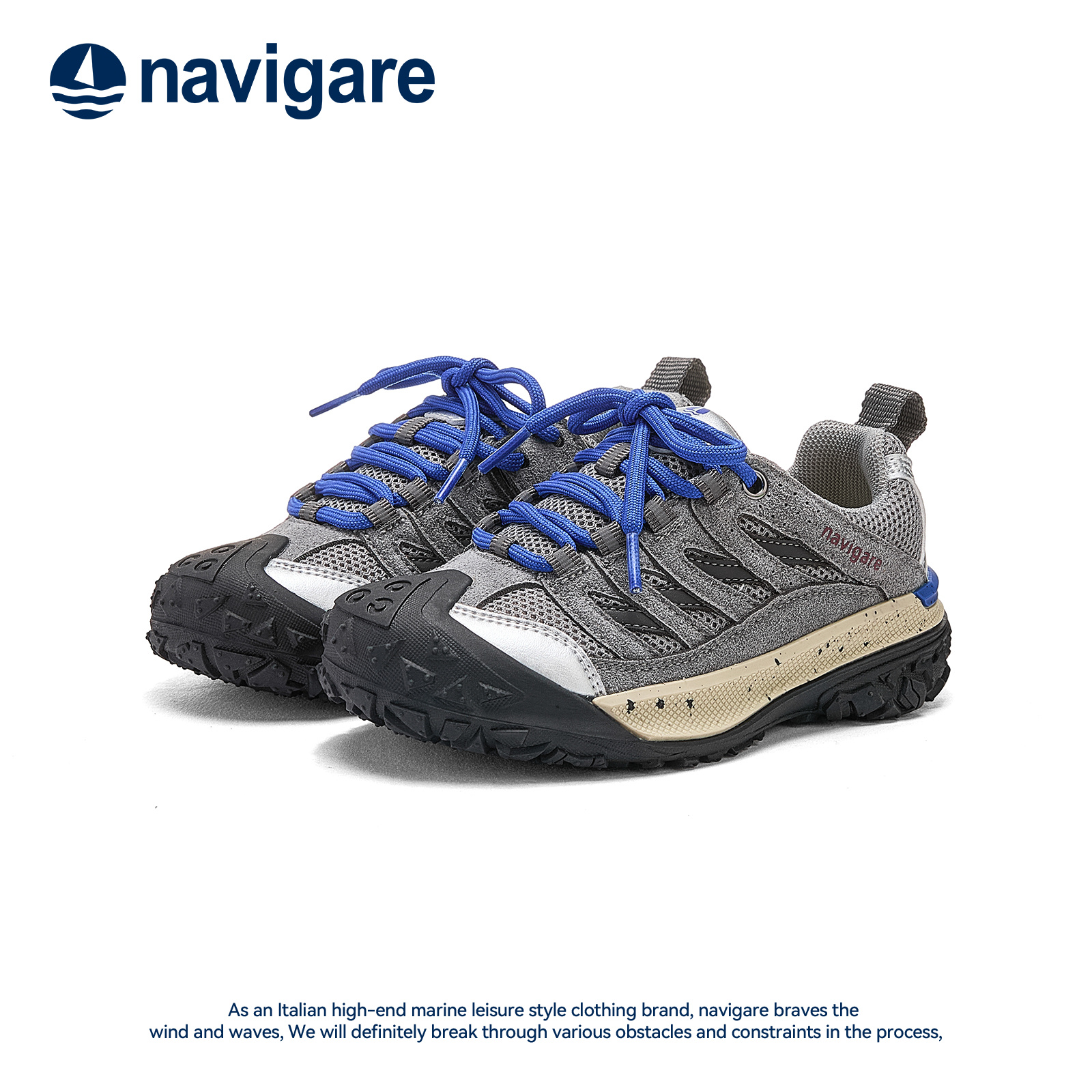 Navigare/纳维凯尔儿童运动鞋25秋男童防滑软底透气休闲网面童鞋