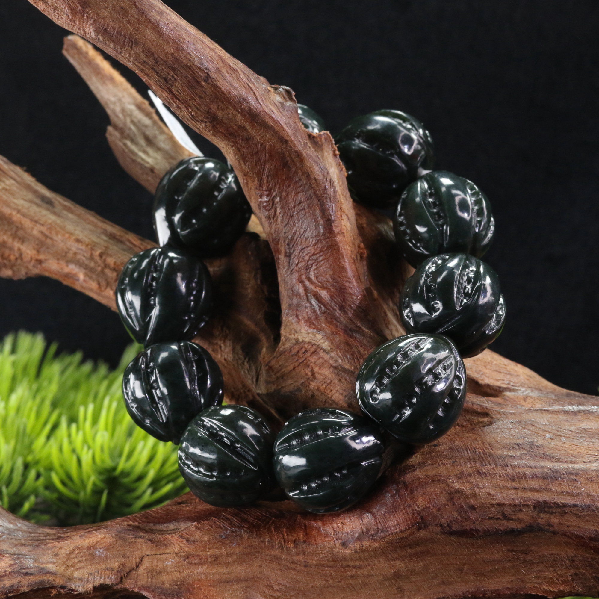 1和田玉核桃手串/100249北京中保拍卖